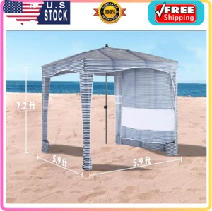 Beach Tent Easy Set Up Canopy Sun Shelter Cool Cabana Shade with UPF 50+UV Pr... - Picture 1 of 8