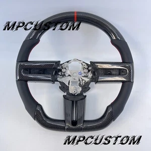Red Line Carbon Fiber Steering Wheel Fit For Ford Mustang V6 V8 GT 2005-2009 - Bild 1 von 9