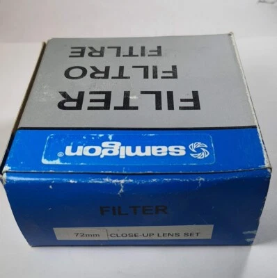 72mm Close-Up Lens Set +1 +2 +3 Glass Lens Filter 72 mm E72 Samigon Kit - Image 1 of 4