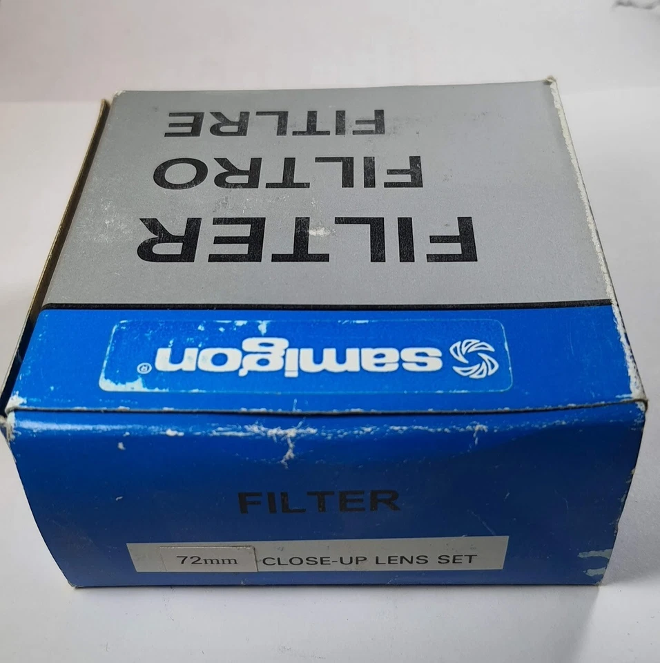 72mm Close-Up Lens Set +1 +2 +3 Glass Lens Filter 72 mm E72 Samigon Kit - Image 1 of 4