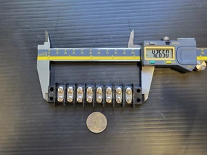 Cinch 8 position terminal strip, 4.265 in - Picture 1 of 2