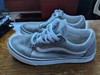 Vans Classic Old Skool Gray & White Suade Sneakers/shoes Unisex M6.5/w8 #508731