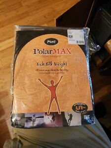 PolarMAX Tech silk weight bottom layer pants NWT size Large BLACK
