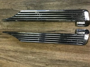1964 PONTIAC ACADIAN BEAUMONT USED GM FRONT FENDER CAST TRIM MOLDINGS OEM - Picture 1 of 4