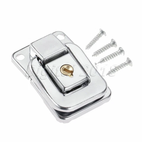 Hasps Toggle Latch Lock & Key For Cabinet Wardrobe Cupboard Drawer Jewelry Box Cover
