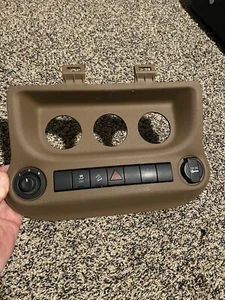 14-18 WRANGLER HEATER A/C TEMPERATURE CLIMATE CONTROL PANEL SWITCH Button Tan - Picture 1 of 4
