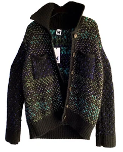 M Missoni Sequin Embellished Layered Cardigan Multi Color Eur 40 Medium - Picture 1 of 5
