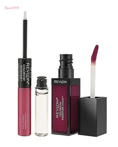 REVLON Colorstay Overtime 16 Hour Lip Color INFINITE RASPBERRY 005 + Lip Stain - Picture 1 of 1