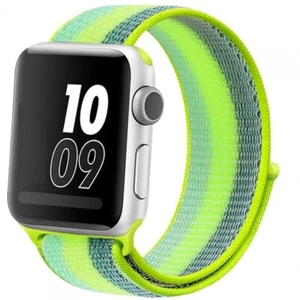 Bracelet Montre Compatible Avec Apple Séries 1 2 3 (42 MM) / 4 5 (44 MM) Verte - Photo 1 sur 1