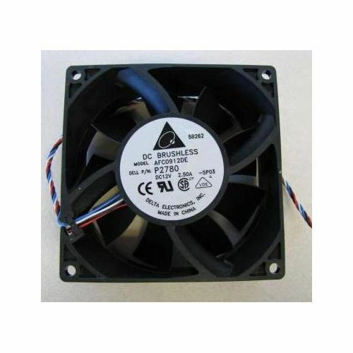 Delta 92mm x 92mm x 38mm Extreme High Speed 4Pin PWM Fan, AFC0912DE-PWM - Image 1 of 1