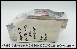 47893 ~ Schneider MCH 100-130VAC Motor Operator ~ Schneider 47893 ~ Unused - Picture 1 of 3