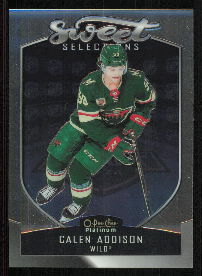 2021-22 O-Pee-Chee Platinum Sweet Selections #SS6 Calen Addison - Image 1 of 2