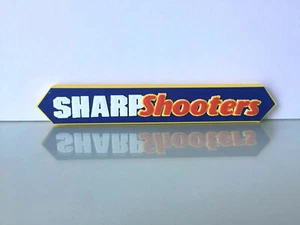 Sharp Shooters Big Head Retro Display Collectible Logo Text Stand Football Pro - Picture 1 of 2