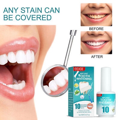 Tooth Paint Instant Tooth Whitening Paint Oral Hygiene Teeth Clean Healthy 15ml • 6.89£