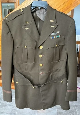8th Airforce Pilot Officer Coat WWII - Image 1 of 4