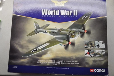 CORGI AA33701 HEINKEL HE111 H-3 "HINDENBURG" BATTLE of BRITIAN, 1940 1:72 scale - Image 1 of 4