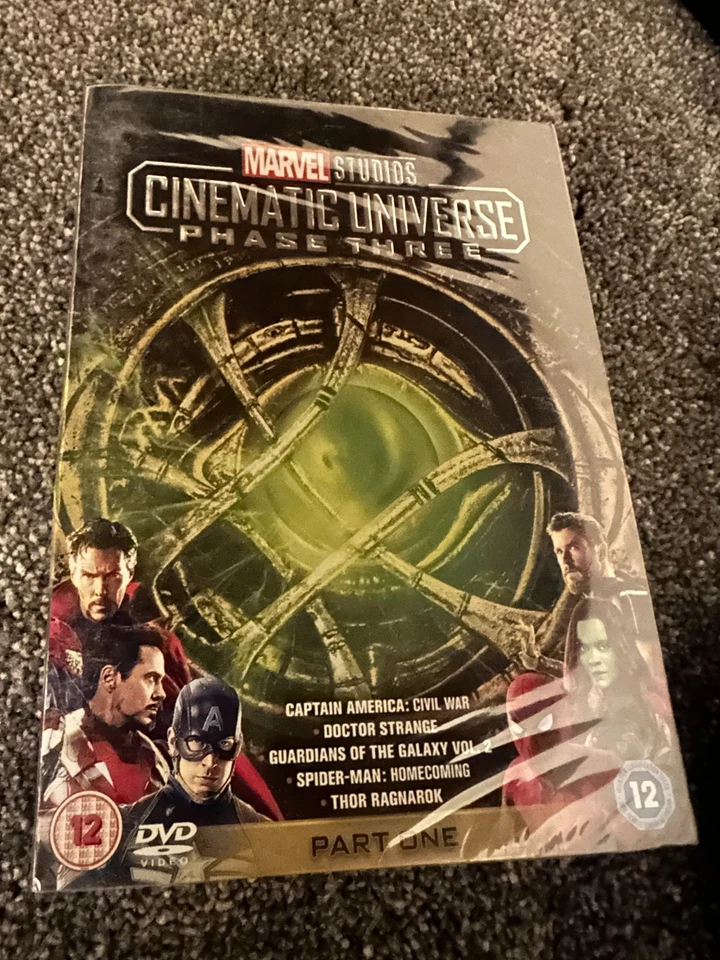 Marvel Cinematic Universe Phase 3 Part One DVD Boxset sealed - Image 1 of 1