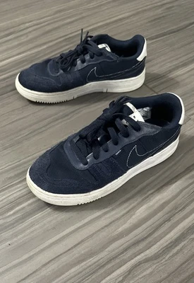 Nike Squash Type GS Low Top Obsidian Navy Blue CJ4119-400 Shoes Size 5Y Wmns 6.5 - Image 1 of 4