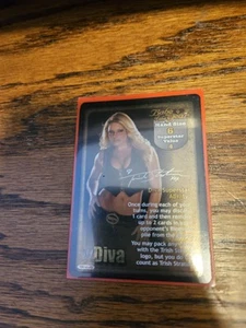 Babe of the Year Trish Stratus Superstar Foil WWE WWF Raw Deal card game ccg - Picture 1 of 1