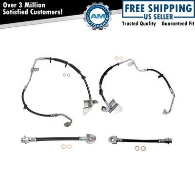 Juego de mangueras de freno delanteras y traseras para Jeep Grand Cherokee 2004 Foto 1 de 4