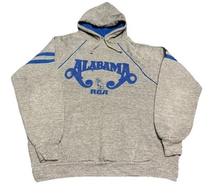 Vintage 80s Alabama Band Hoodie Country Music Official Sz L - Picture 1 of 4