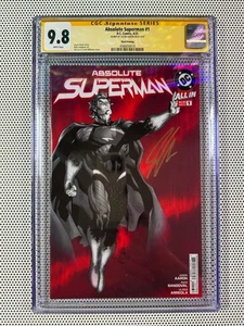 Absolute Superman #1 2025 DC Comics tercera impresión firmada Jason Aaron CGC 9,8 - Imagen 1 de 3