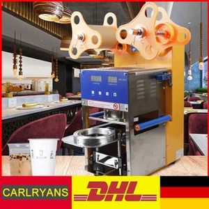 Neu Kommerzielle Bubble Tea Bechersiegelmaschine Versiegelungsmaschine 400W - Bild 1 von 18