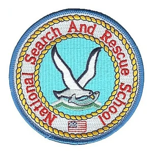 National Search Rescue School Yorktown VA flag 1998 W3308 USCG Coast Guard patch - Picture 1 of 1