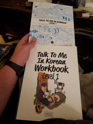 Talk To Me In Korean 1+2 And The Workbooks - Image 1 of 4