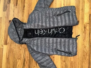 Calvin Klein Jacket Puffer Coat Boys Size L (14-16) - Picture 1 of 3