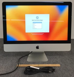 Apple iMac A1418 MNE02LL/A 2017 4K 21.5" AIO i5-7500 32GB RAM 1TB HDD + 32GB SSD - Picture 1 of 4