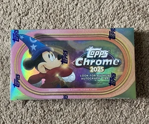 Caja de pasatiempos Disney Topps cromada 2025 - sellada totalmente nueva - Imagen 1 de 2