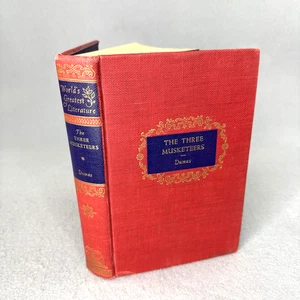 The Three Musketeers by Alexander Dumas Worlds Greatest Literature 1949 HC - Picture 1 of 15