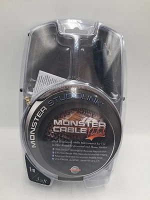 Monster Prolink Studiolink Balanced XLR-F to 1/4" TRS Cable - 3ft / 1m 24k Gold - Image 1 of 4