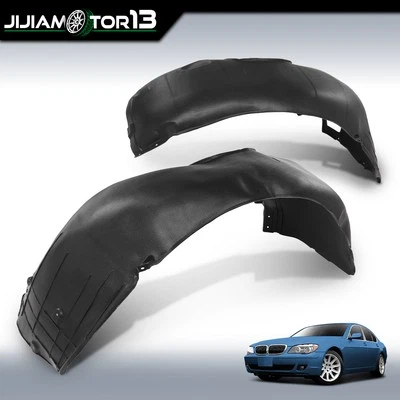 Juego de forro de guardabarros delantero del lado del conductor y del pasajero para BMW 745i 750i 760i 02-08 Foto 1 de 4