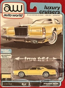 AUTO WORLD LUXURY CRUISERS 1979 LINCOLN CONTINENTAL MARK V. SEE COMBINED OFFERS! - Picture 1 of 2
