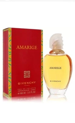 Eau de Toilette Spray Vintage Amarige de Givenchy 100 ml 3,3 OZ Nuevo en Caja Foto 1 de 4