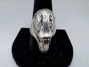 Vintage Sterling Silber 925 Biker Ring Venom Spider-Man Monster groß Gr. 11 - Bild 1 von 6