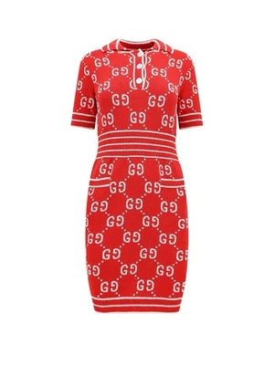 Gucci GG Monogrammed Polo Dress Size M - Image 1 of 4