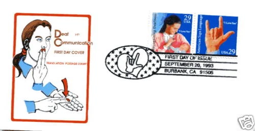 2783-84 Deaf Communication, Farnam, HF, on 1  FDC - Image 1 of 1