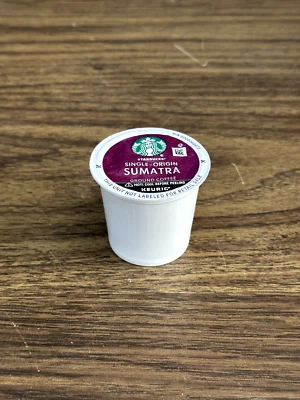 KEURIG STARBUCKS SINGLE ORIGIN SUMATRA DARK ROAST  COFFEE K-CUPS 60 ct 6/26 - Image 1 of 4