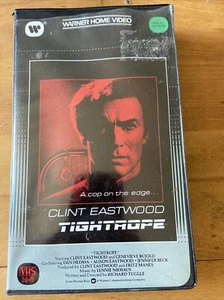 Tightrope “A Cop on the Edge” (1984) VHS (Clint Eastwood) Warner Home Video - Picture 1 of 9