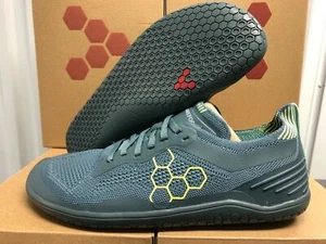 Vivobarefoot Geo Racer Knit Balsam Green Minimalist Barefoot Running Shoes Mens - Picture 1 of 15
