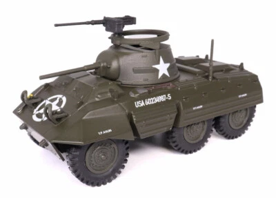 Militaria Diecast 1:43 US M8 Light Armored Car w/.50 Cal. MG, MD2421643 - Image 1 of 2