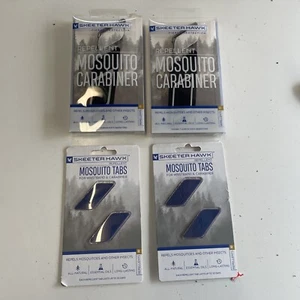 2 Skeeter Hawk Wearable Mosquito Carabiner Clip W/2 Tabs + 4 Extra Tabs New. 272 - Picture 1 of 2