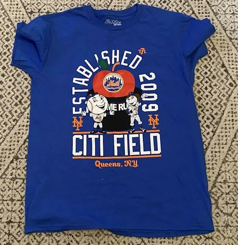 New York Mets Citi Field SOFT MLB Baseball Sports tee tshirt Size Large Cover