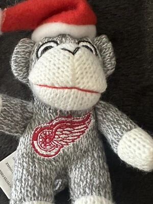 Detroit Red Wings NHL Calcetín Mono Navidad Adorno Hockey Forever Coleccionables Foto 1 de 4