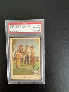 1959 Fleer T. Williams #1 The Early Years Psa 8 - Bild 1 von 1