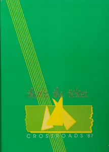 Wellsburg WV Brooke High School yearbook 1987 West Virginia Crossroads - Imagen 1 de 2