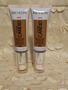 2-Revlon- PhotoReady-Candid-Natural Finish-Foundation-530 PECAN-NEW! - Picture 1 of 4